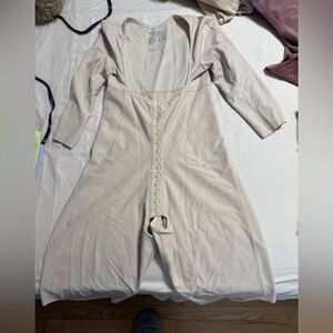 Marena faja with sleeves L size $120 tan color